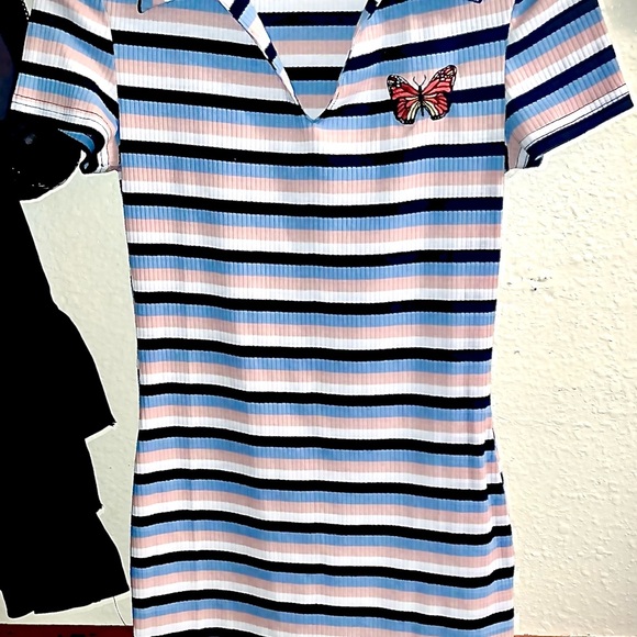 SHEIN Multicolor Striped Top - Picture 1 of 3